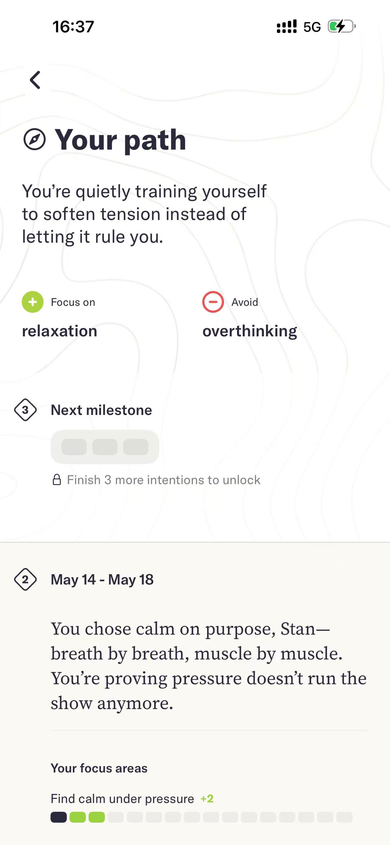 Intentions — Your path